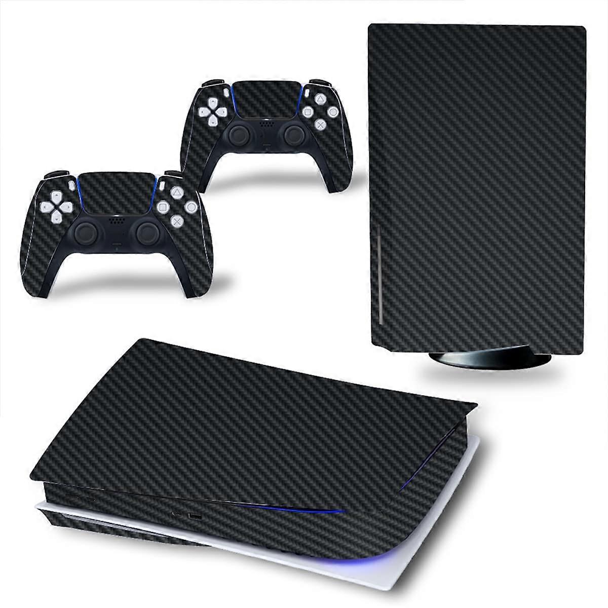 Vinyl Skin Blue Decal for PS5 Console and Controller Disc Edition Scratch and Dust Protection