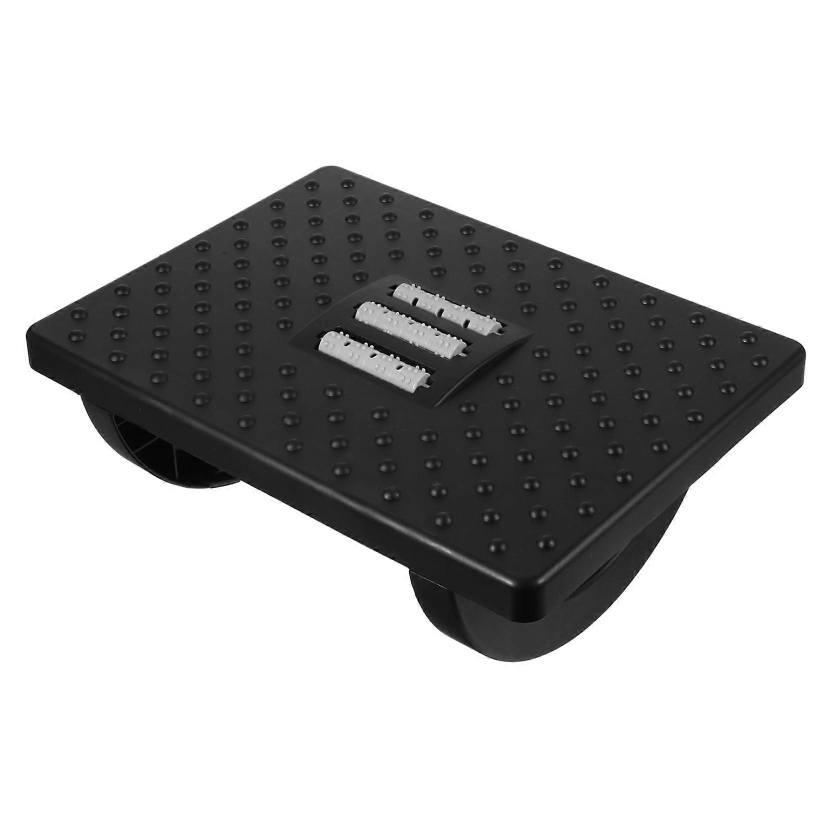 Dual Function Foot Rest and Non Slip Step Stool for Home and Office Desk Use