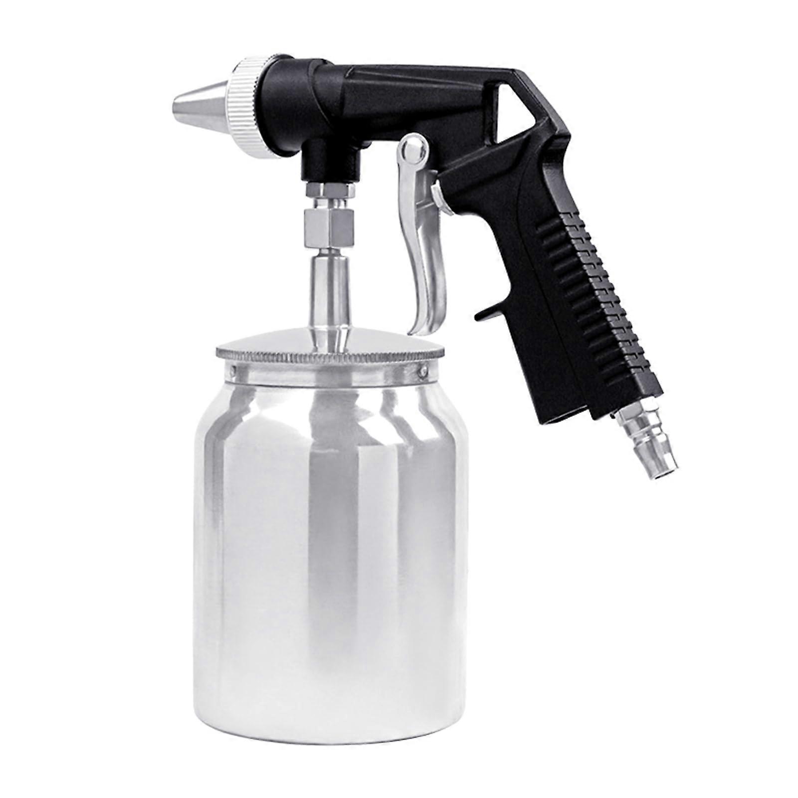 Sandblaster with 1000ml Aluminum Pot, Sandblasting Gun for Rust, Paint Removal and Etching