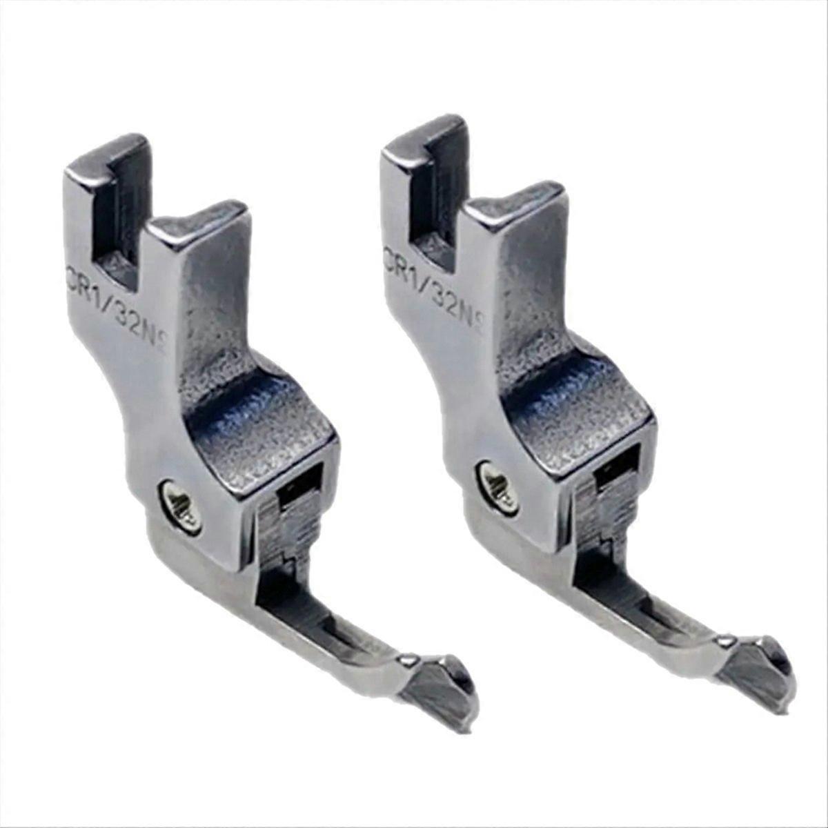 2Pcs Narrow Guide Lockstitch Sewing Machine Feet,CR1 / 32NS(0.1)