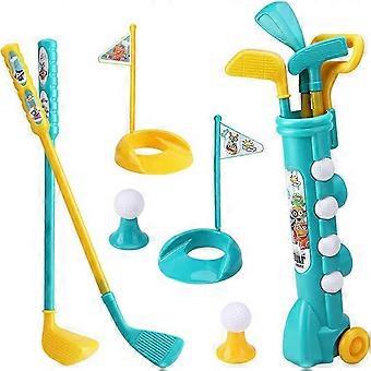 2 Stück Kleinkind Kinder Golf Set, Liebenswerte Kleinkind Golfschläger Set, Nette Kinder Golf Set mit liebenswerten Aufkleber Dekorationen, Kinder Golf Club Set mit 4 Bällen, Out