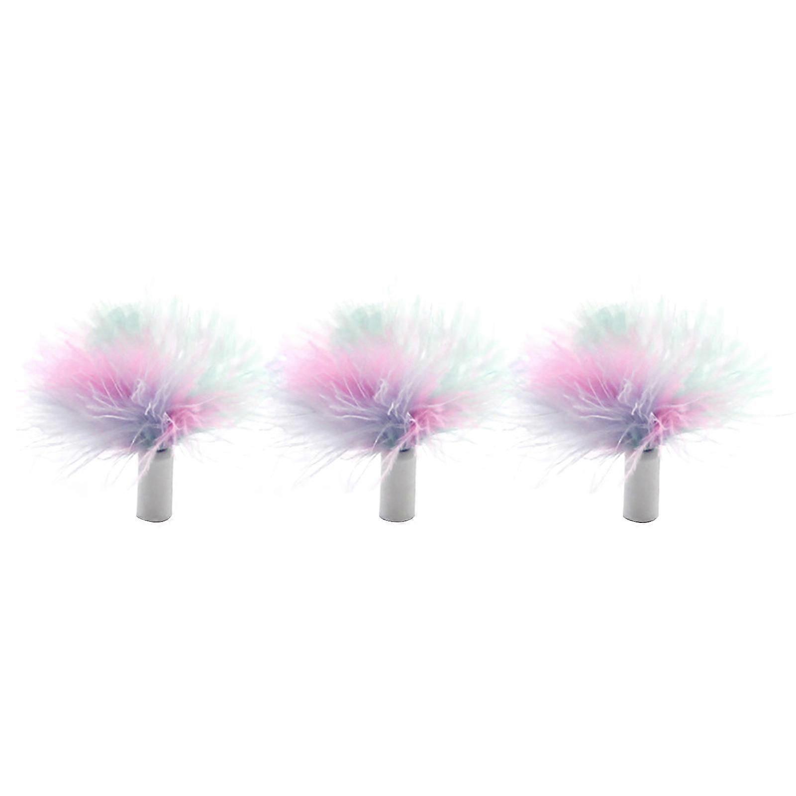3 Packs Replacement Feather for Interactive for Cat Kitten Electronic Automatic