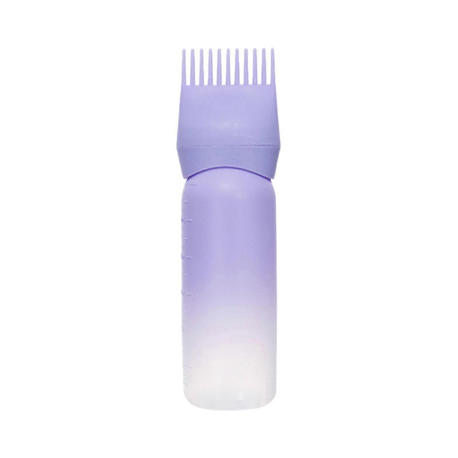 Hair Dye Applicator Bottle with Root Comb, 6oz Reusable Design for Precise Mess Coloring