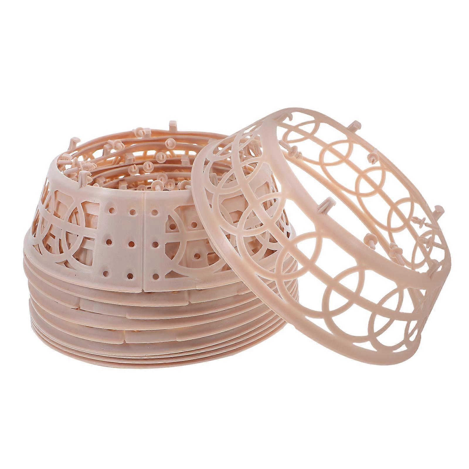 White Hat Inner Support for Cycling Headgear Plastic Insert 10Pcs Pack