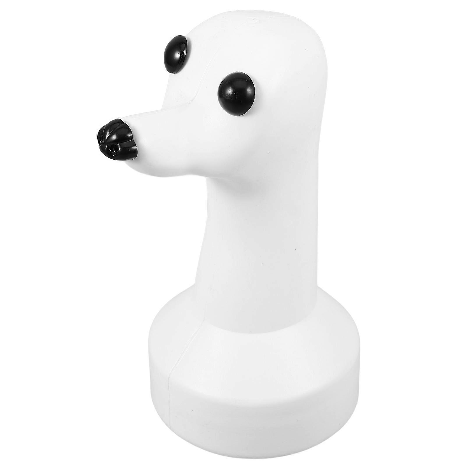 3Pcs Dog DIY Head Model for Grooming Practice White Mannequin