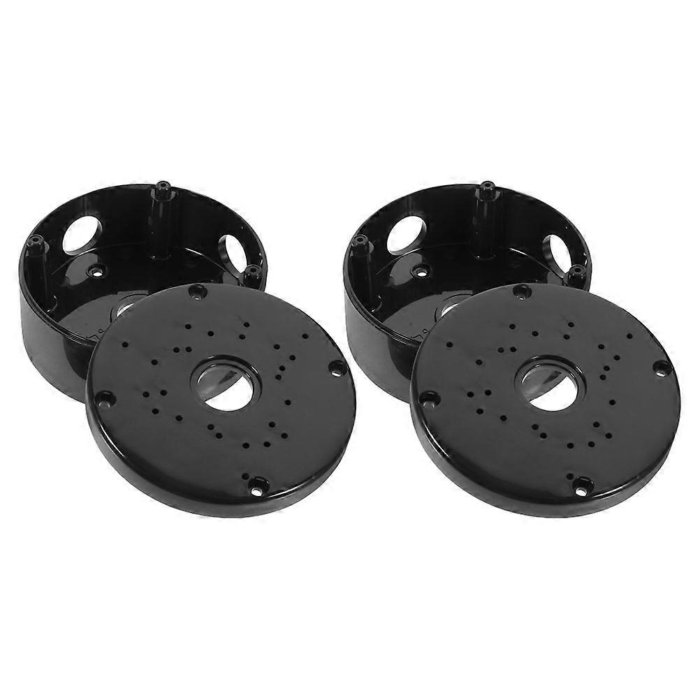 Plastic Outdoor Junction Box for Weatherproof Cable Management 2Pcs