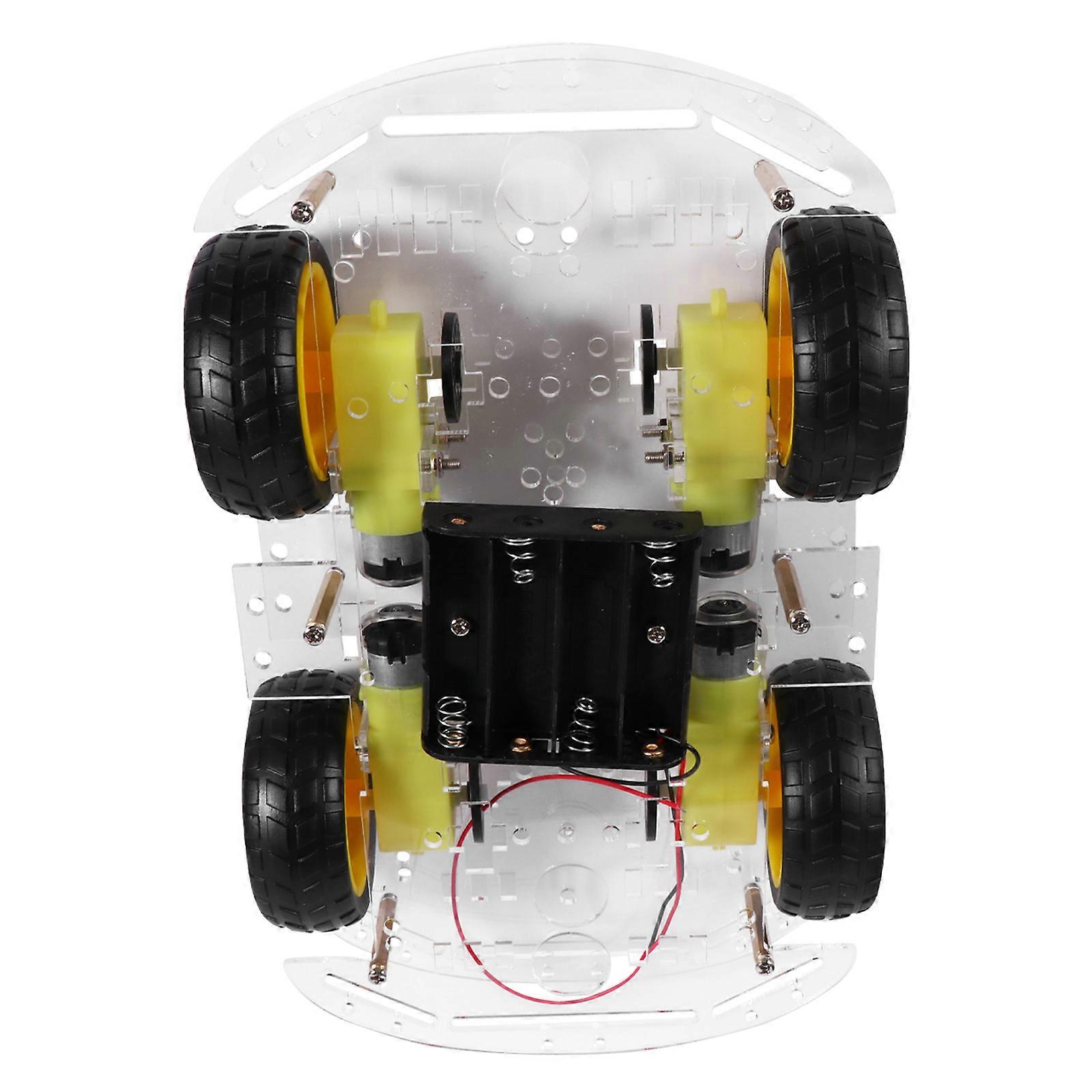 Smart Car Chassis DIY Robot Smart Car Chassis Kit with Encoder Wheels