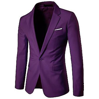 Men´s Blazer Slim Fit Business Suit Jacket 6 Color