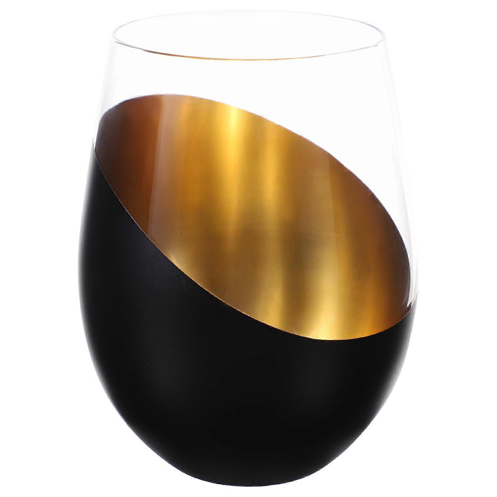 Unique Drinking Glasses Stemless Wine Glass For Home Use 1Pcs