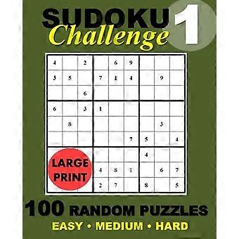 Suduko utfordring #1: 100 tilfeldige suduko puslespill