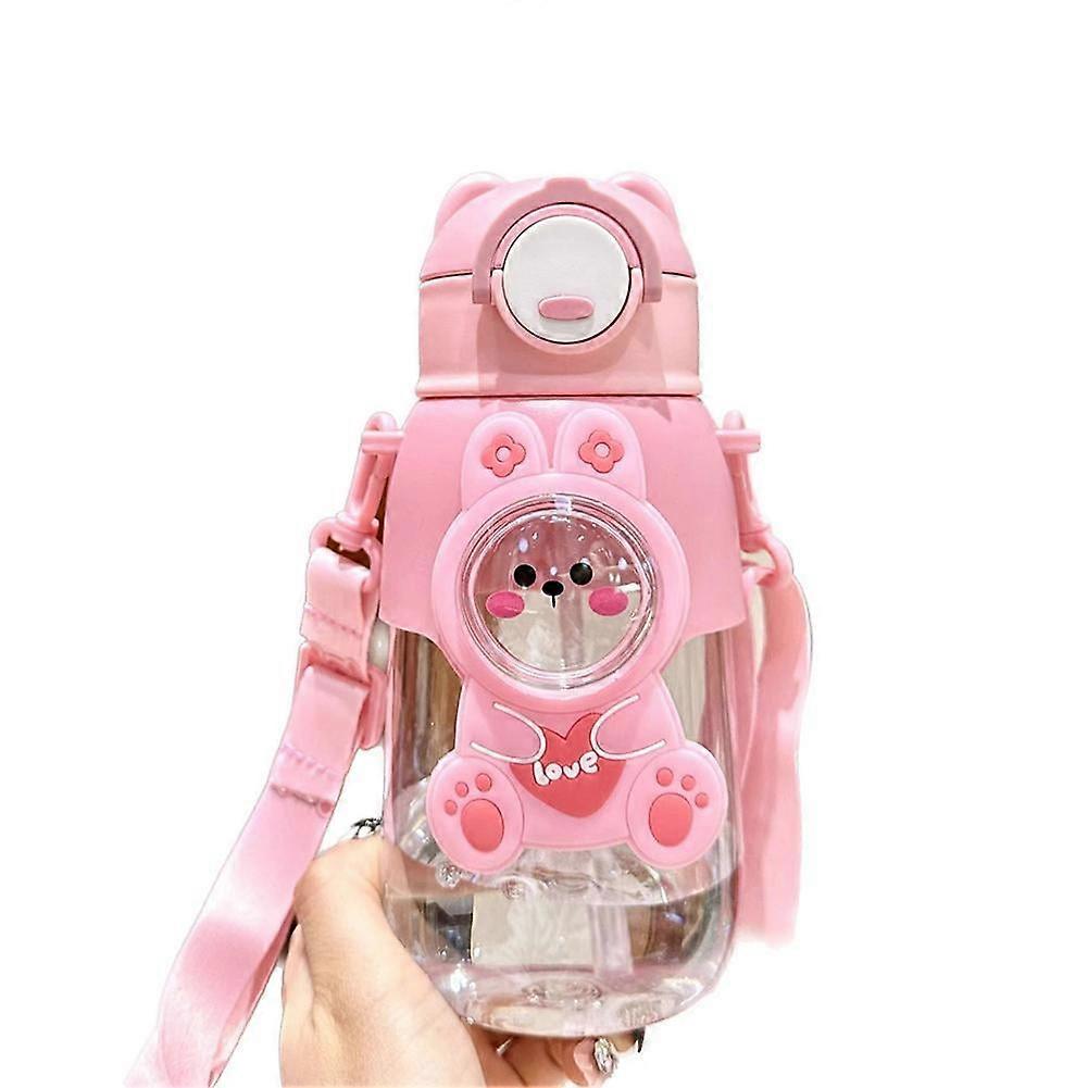 Cute Plastic Straw Mug Y6E0