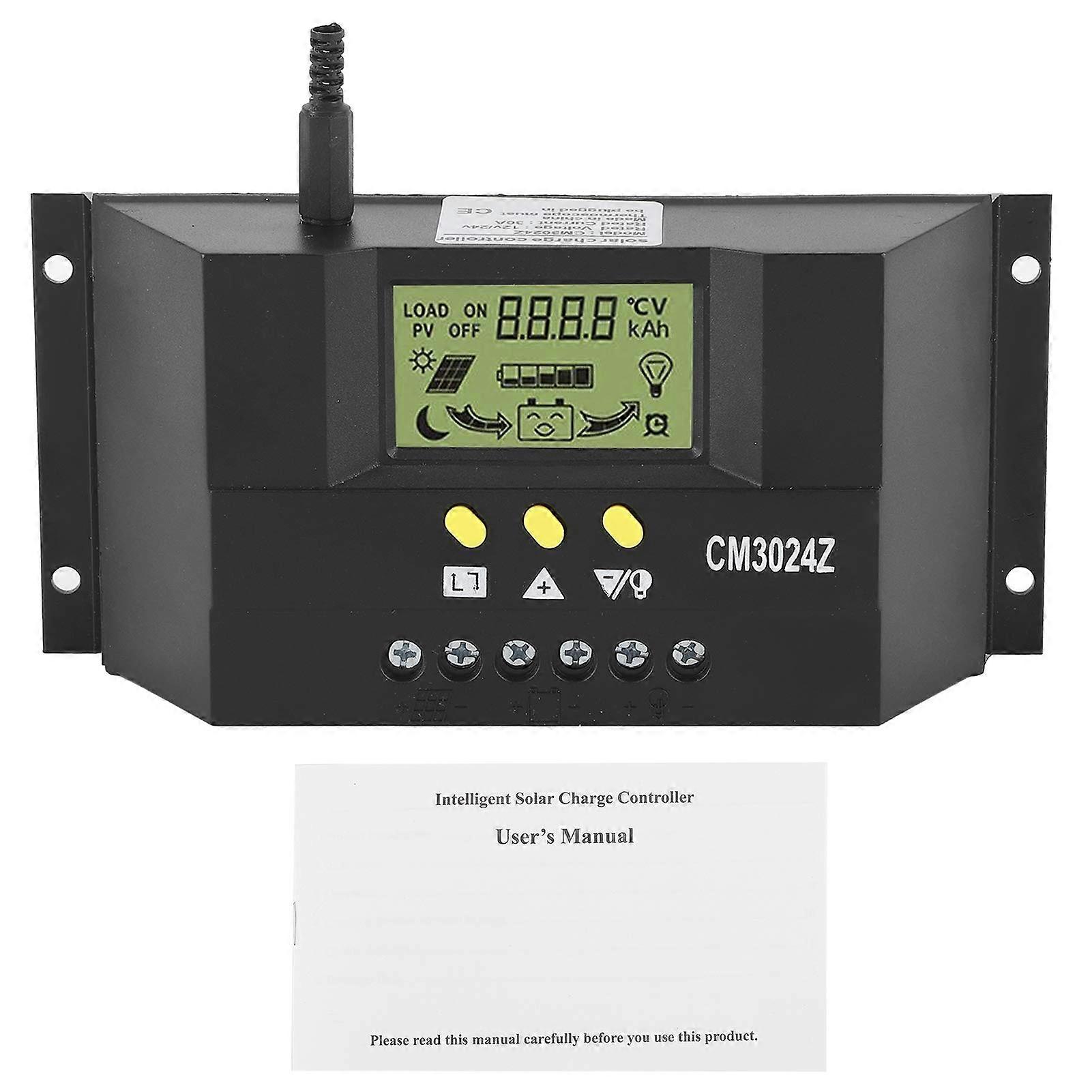 30A PWM Solar Charge Controller 12V