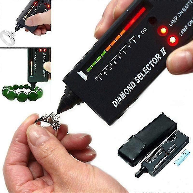 Diamond Tester, Gemstone Selector Tool, LED Diamond Indicator Test Pen