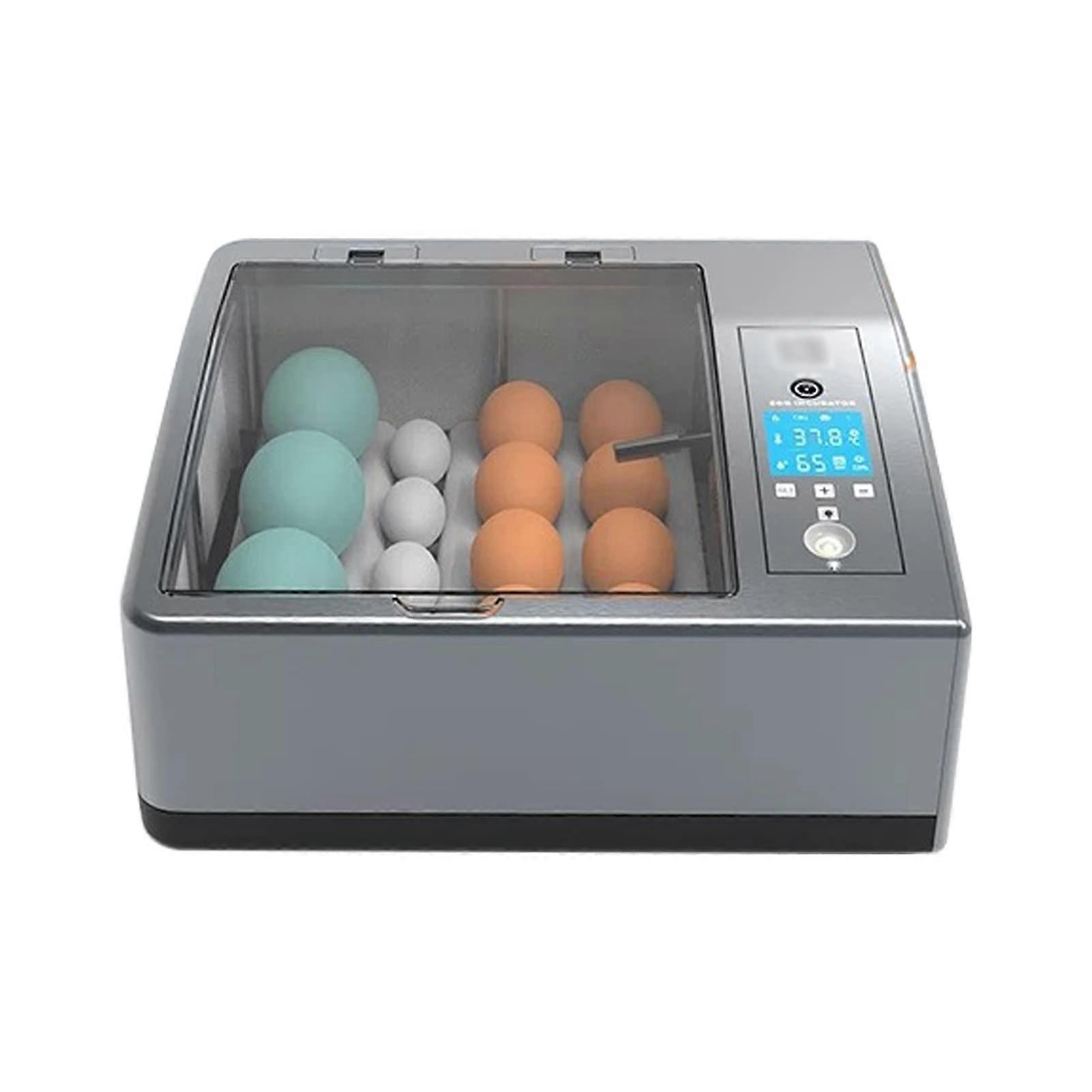 16 Egg Automatic Incubator with Turner, LED Display and Temperature Control for Poultry Hatching