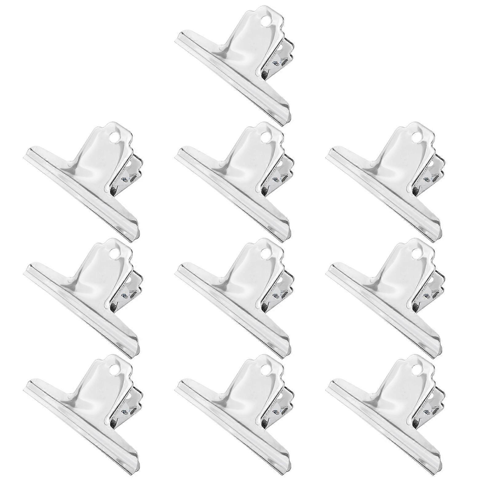 Stainless Steel Windproof Clothes Clips for Clothes Fixing 10Pcs