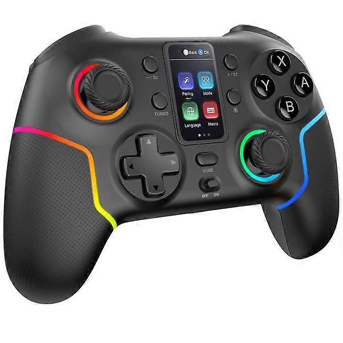 Mars Gaming MGP-V3 — Wireless Bluetooth Controller ARGB compatible with Switch/Switch 2/PC/Android/iOS (13+), black