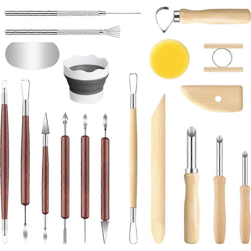 Clay Tools Kit, 19 PCS Pottery Tools