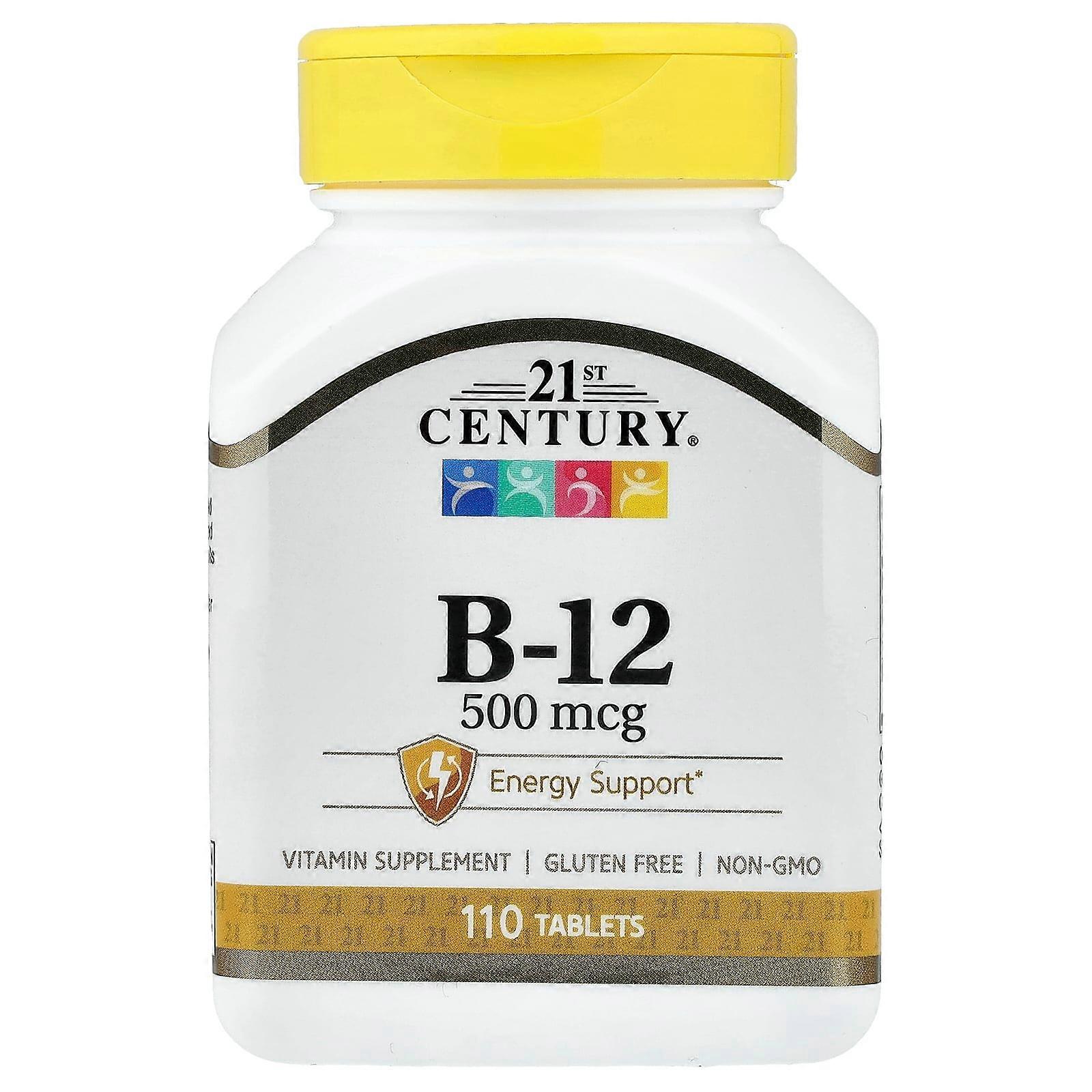 21st Century, B-12, 500 mcg, 110 Tablets
