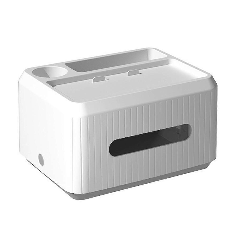 Household Tissue Box Multi-Function Tissue Case for Home Use 2Pcs Set