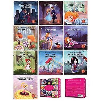 Prinsesseeventyrboks: et sett med 10 klassiske barneeventyr (forkortet og gjenfortalt)
