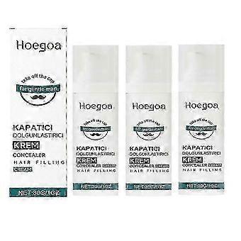 Luxury 3X Black Liquid Hair Concealer - Perfect for Thinning Areas & Bald Patches, Lasts All Day