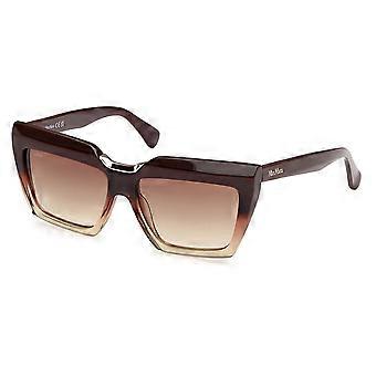 Max Mara MM0137 50F Full Rim  Women Rectangle Sunglasses UV2 Original
