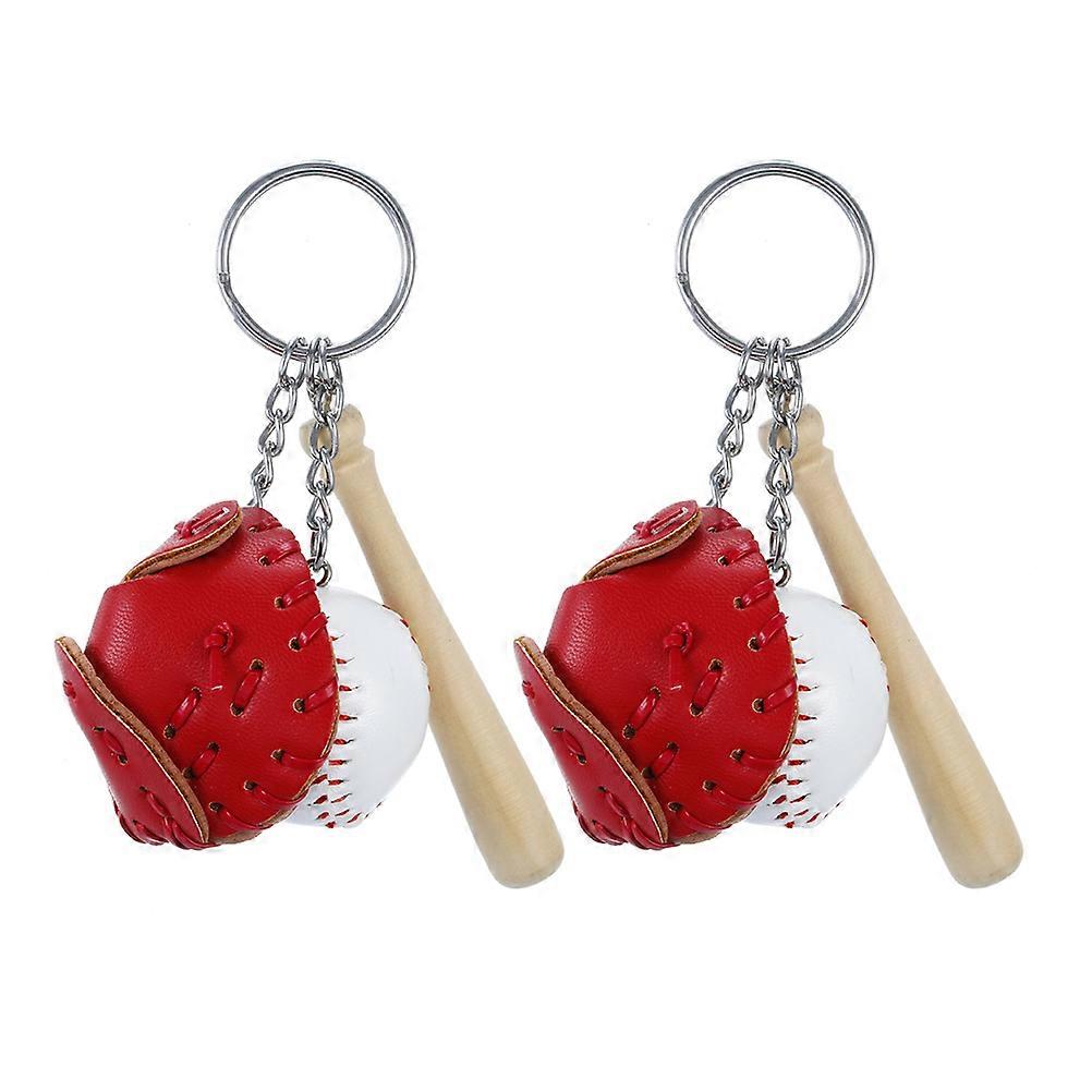 Baseball-Schlüsselanhänger (2er-Pack)