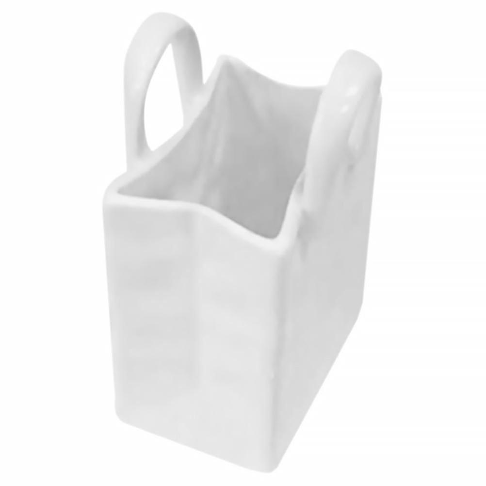 Handcrafted Purse Decor, Versatile Ceramic Vase for Desktop Elegance