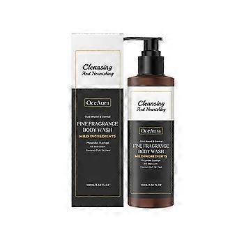 1-5x Oud Wood & Santal Fijne Geur Body Wash, Verfrissend & Reinigend, Mild Hydraterend, Egaliseert de Huidskleur, 100ML_DUIBW