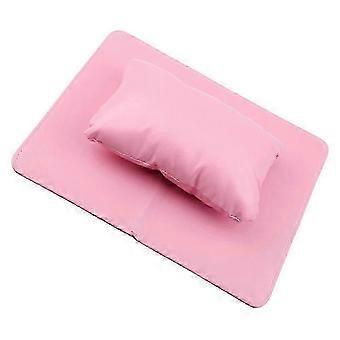 Manicure Pad Hand Pillow for Comfortable Use 1Set Pink Salon Supply