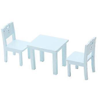 2026PING-3 Stuks Kinderstoelen Tafel Meubels Speelgoedstoel Model Speelgoed Simulatie Meubels Mini Huis Accessoires