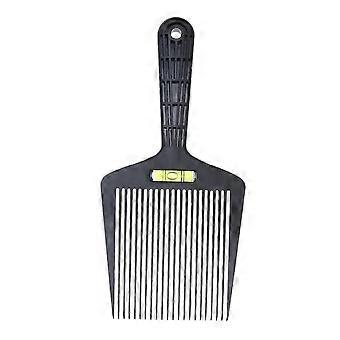 Hair Styling Grooming Comb, ABS Material, Black, Scalp Protection, Ergonomic Design, Durable Portable, For Men Women Barber Salon Home Use, 26.7*12.5c