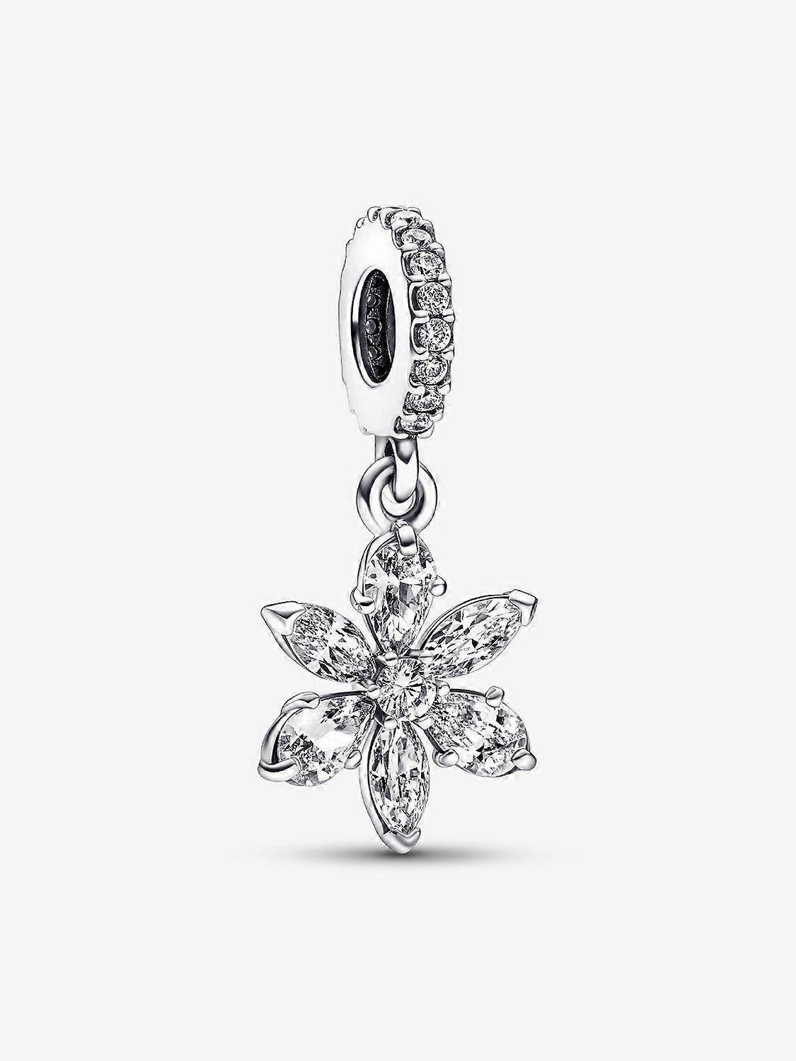 Sterling Silver Sparkling Herbarium Cluster Charm [MI]