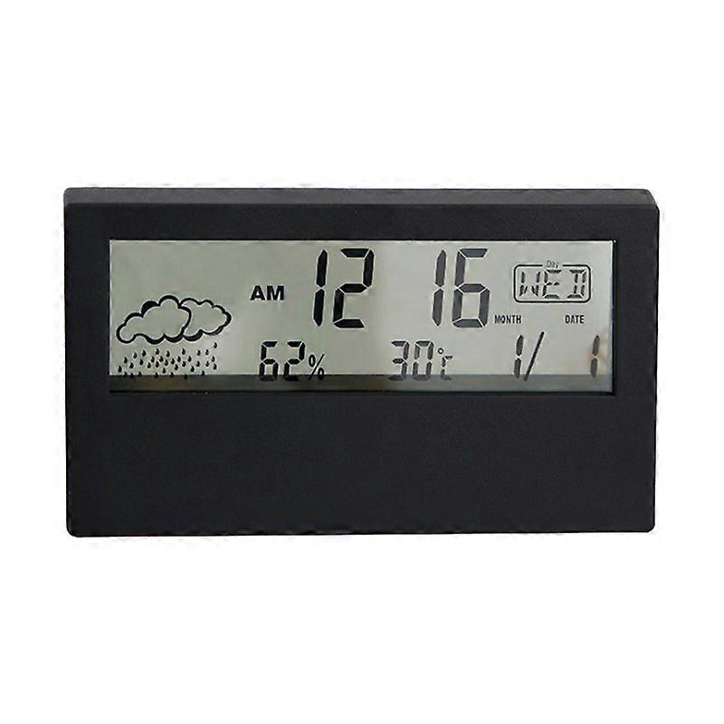Digital Alarm Clock Mirror Screen Multi-function Lightweight Electronic LCD Time Display Alarm Clock for Bedroom