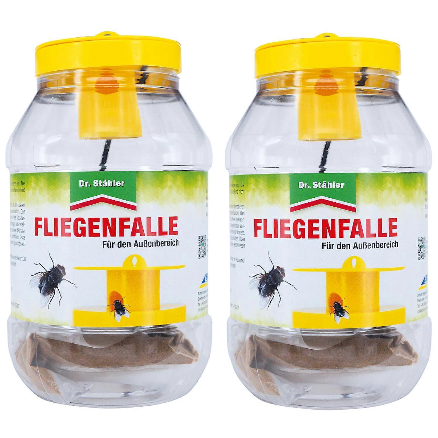 2 x DR. STÄHLER flytrap for outdoor use