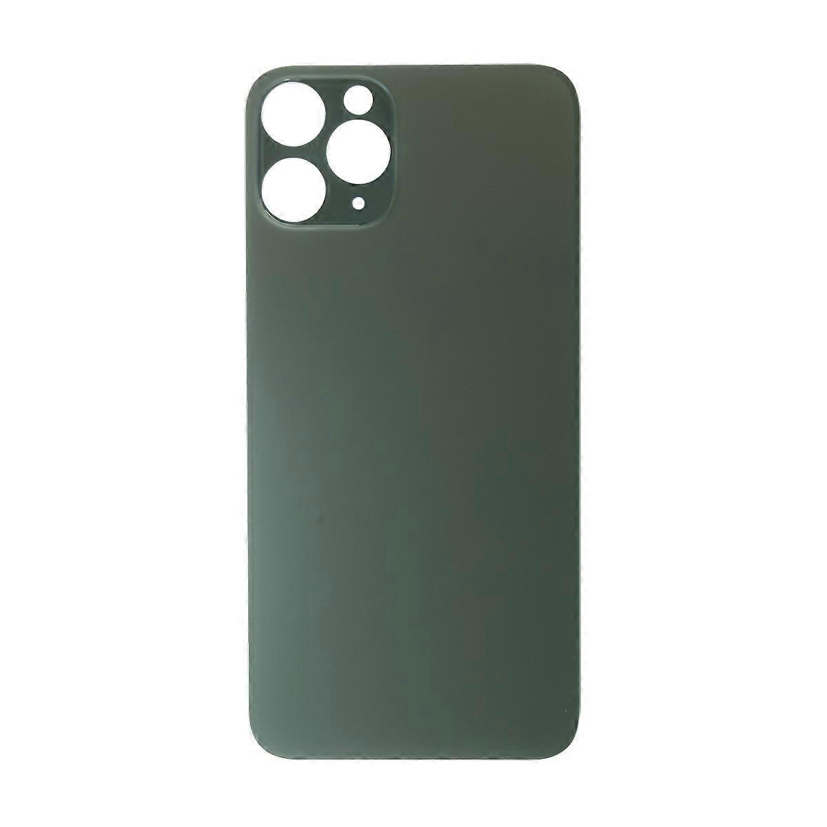Glass Back For iPhone 11 Pro Plain in Green