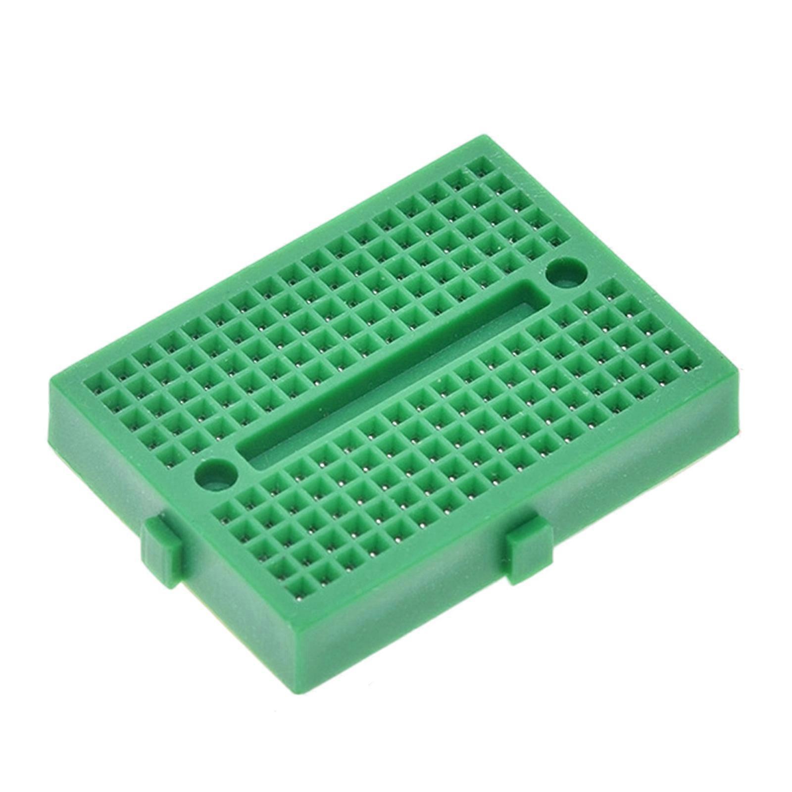 Compactly 170 Tie Points Breadboard With Flame Retardant Test Breadboard For Safe Circuit Testing And Debugging Multicolor