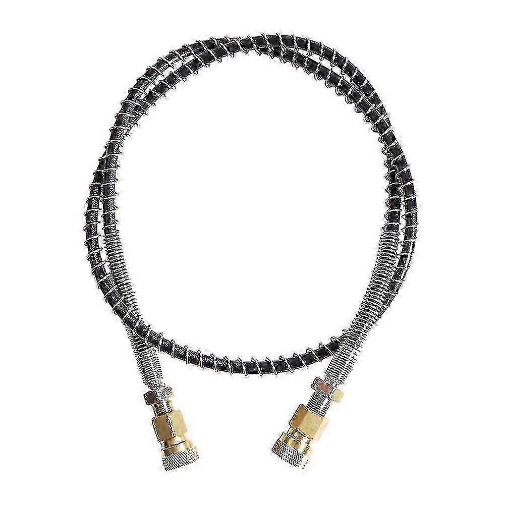 Air Refilling Pump Hose 100cm High Pressure Spring Wrapped Nylon