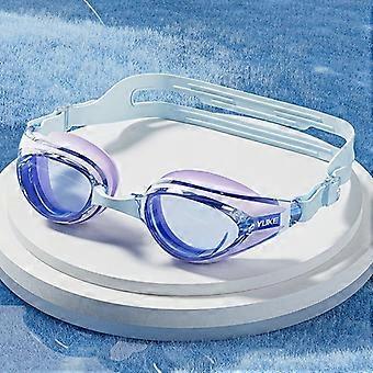 Lunettes de natation pour adultes, verres HD anti-buée et étanches, monture ultra-souple et flexible, légères et confortables pour la natation et le surf.