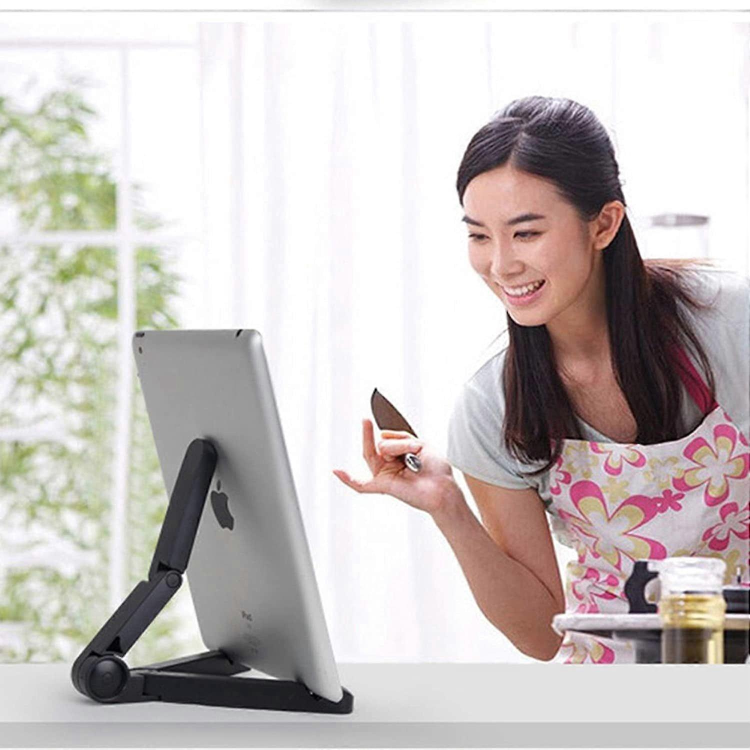 Tablet Stand Adjustable, Tablet Stand : Desktop Stand Holder Dock Compatible with Tablet - black