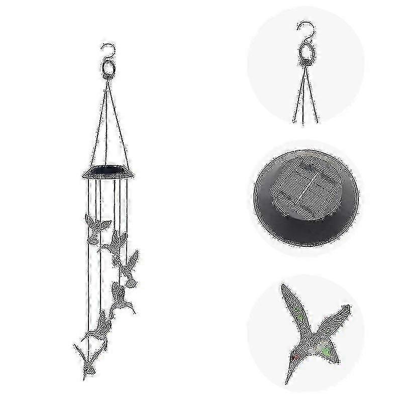 Wind Chime Color Changing Solar Mobile Lightcolor3
