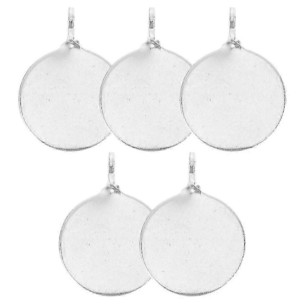 5Pcs Metal Silver Skill Practice Shooting Targets for Training Use
