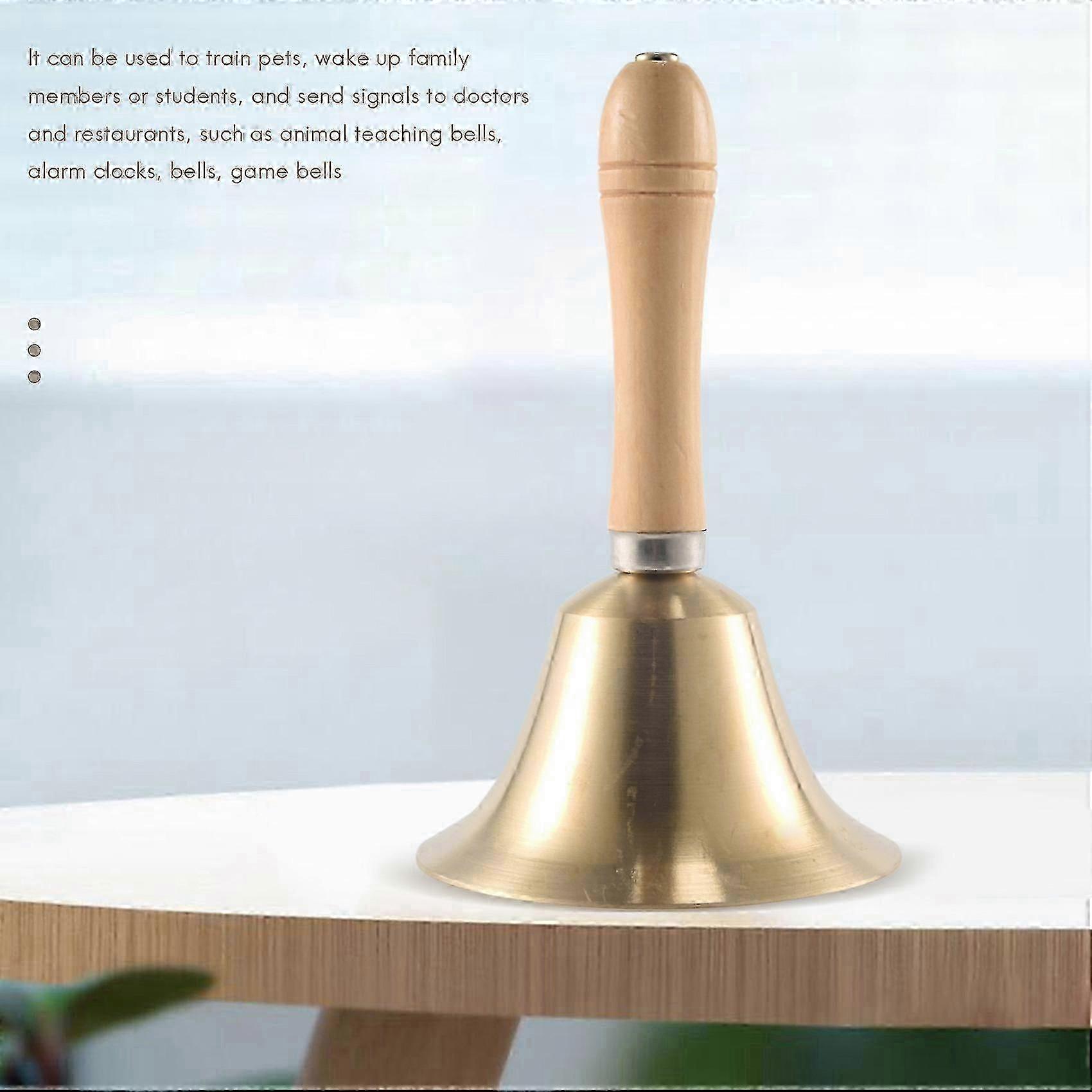 Large 4.33 Inch Brass Hand Bell