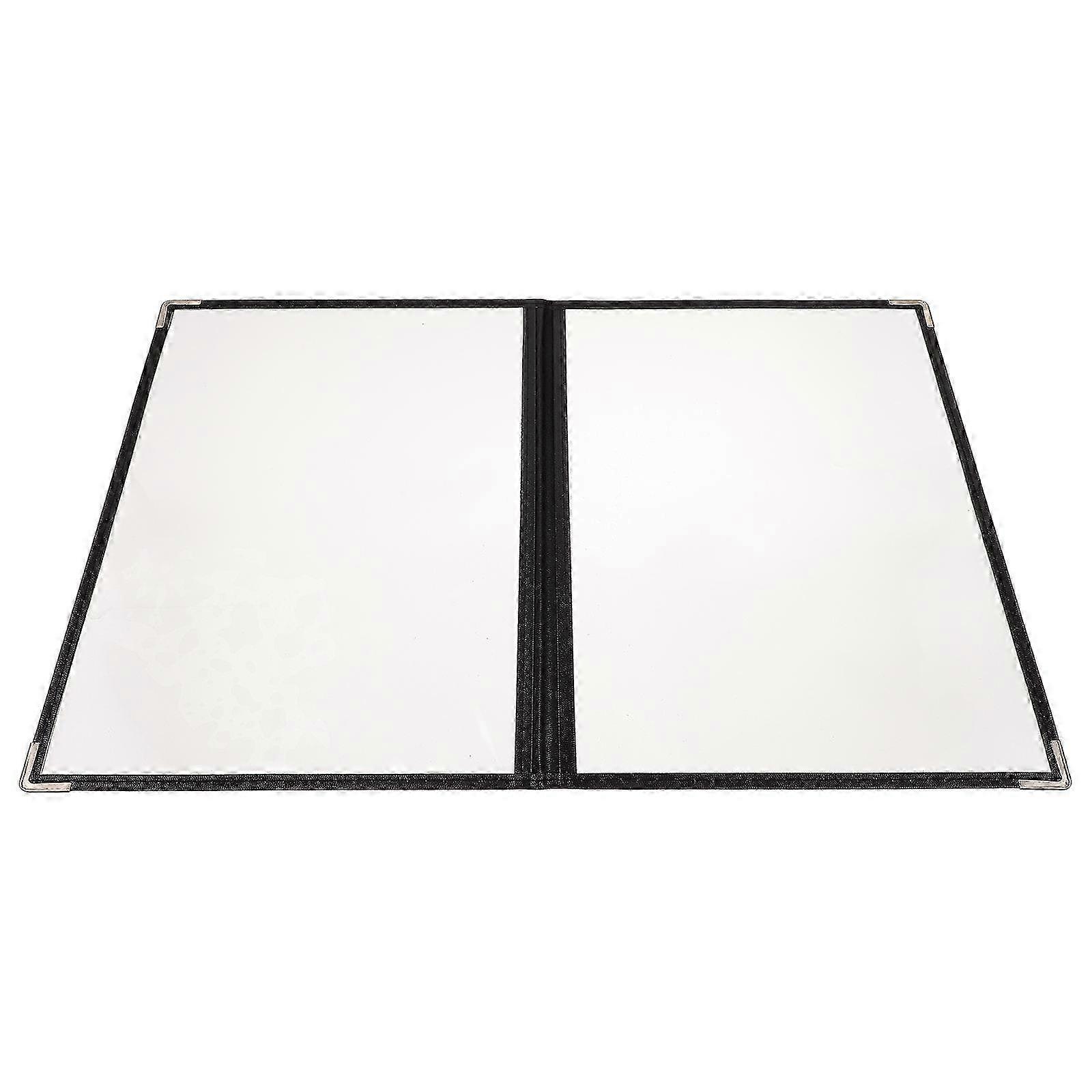 Supple Transparent Menu Binder Cover