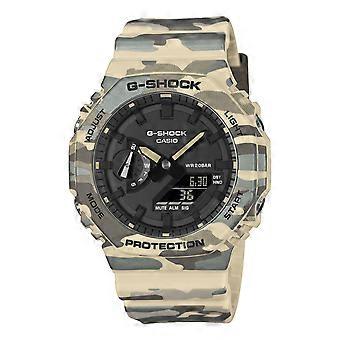 Casio G-Shock 2100 -sarjan naamiointikuvioinen kello GA-2100CM-5AER