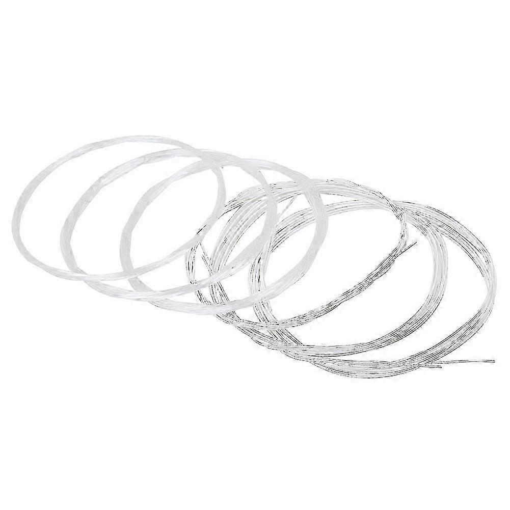 Shuffle Oud Strings Set 12-String Silver Plated Nylon Rustproof Beginner Practice Strings Oud Instrument Accessories