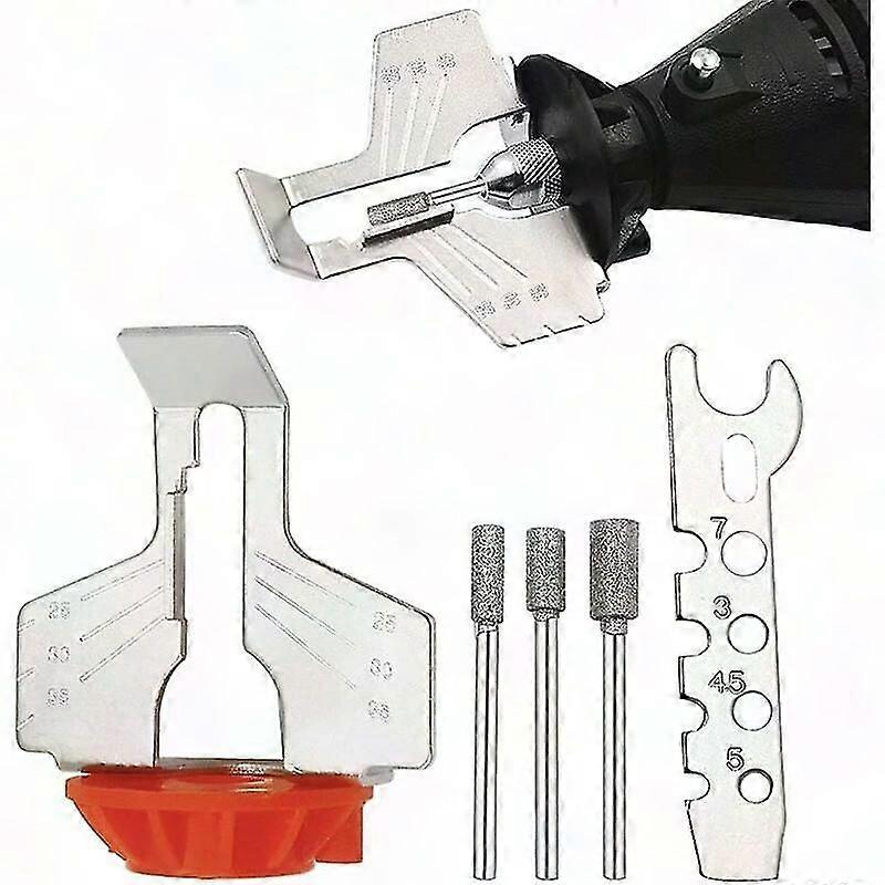 Chainsaw Chain Sharpener Kit - Manual Chainsaw Sharpening Tool for Chainsaw Blades