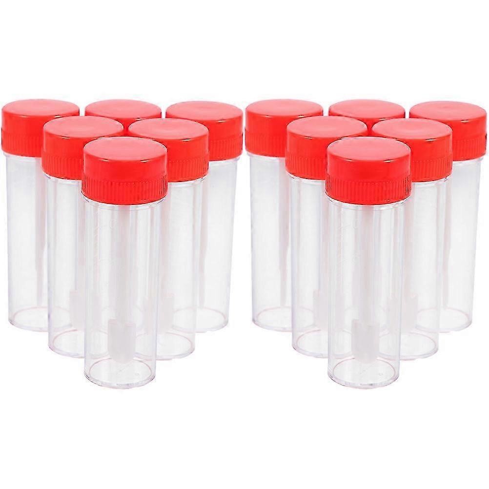 12pcs Single Use Sampling Tubes Stool Test Tubes Disposable Stool Sampling Tubes