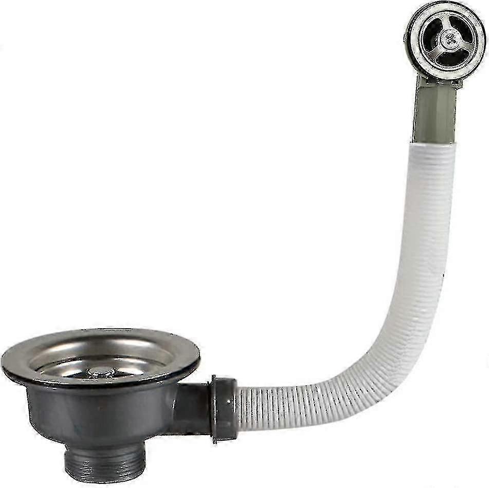 114mm Stainless Sink Waste Kit