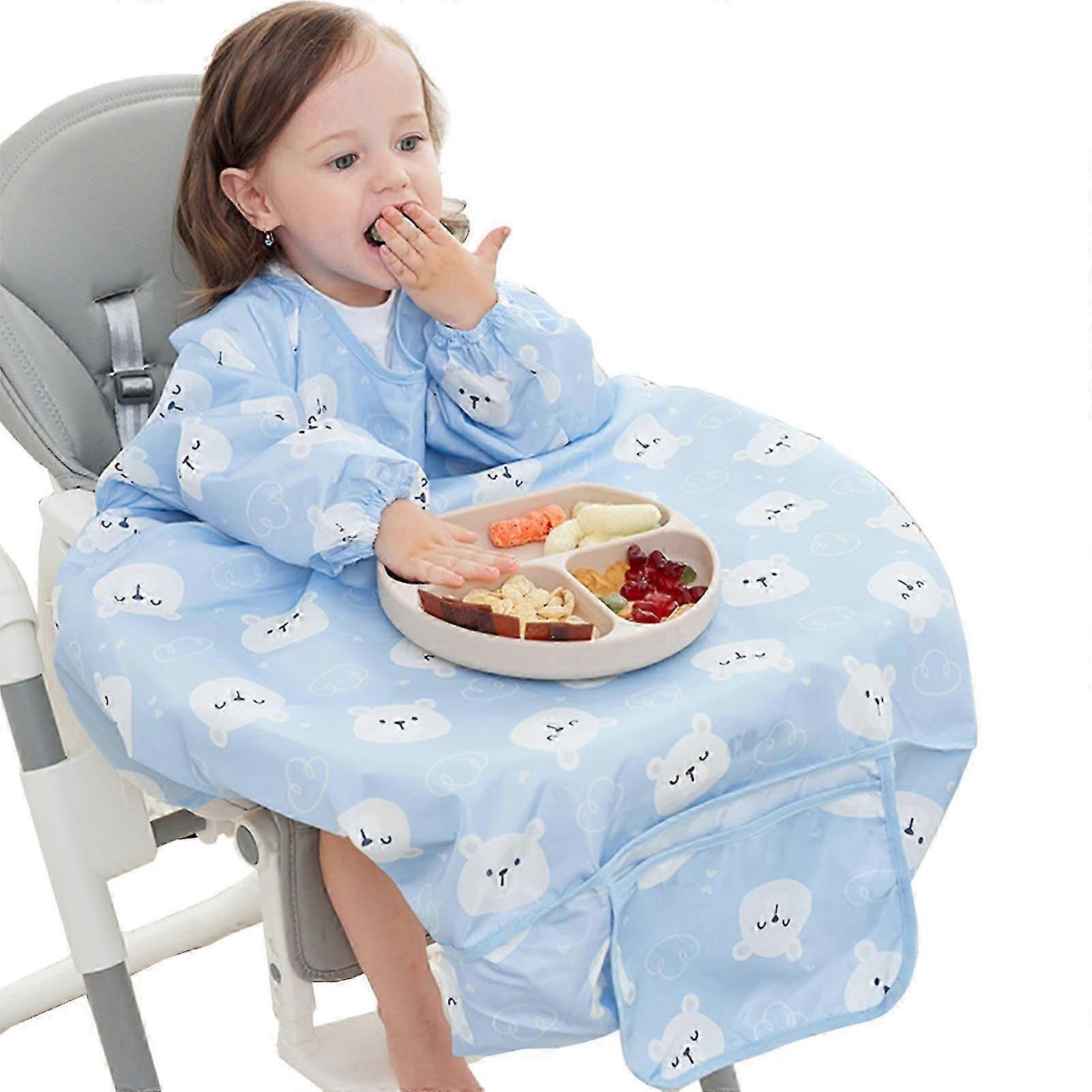 Waterproof Full-Coverage Feeding Bib